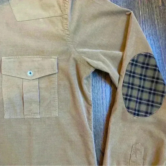 Manuel Ritz Men’s Babycord Corduroy Button Down Shirt EUR Size 41 / US L - Picture 3 of 7